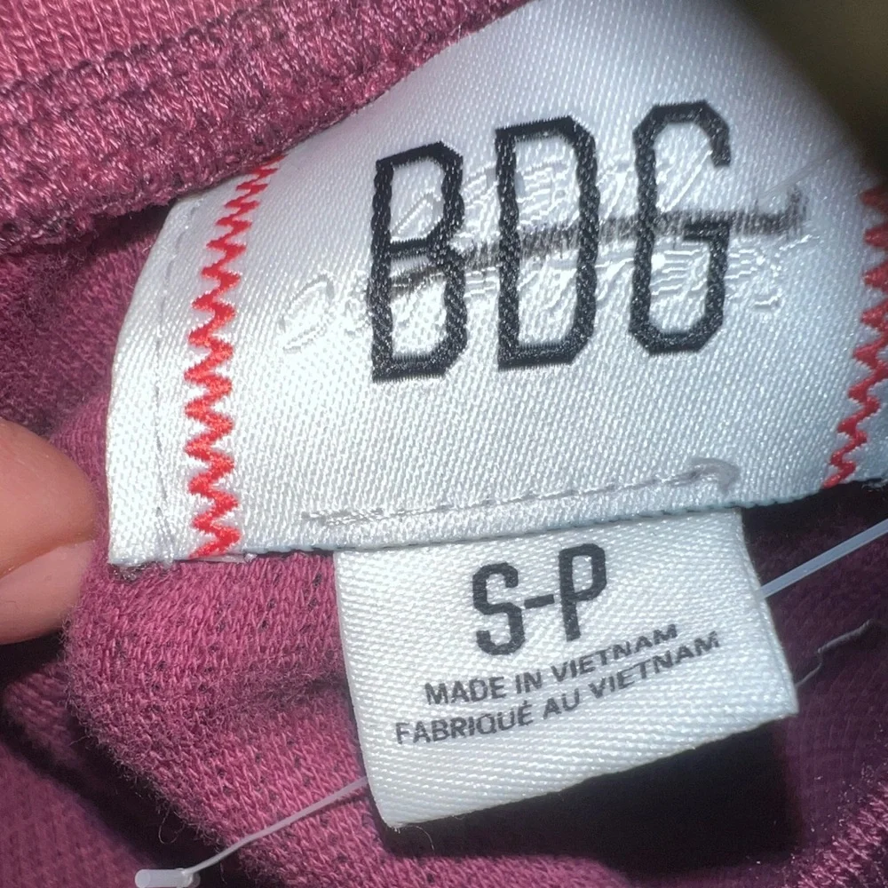 Urban Outfitters BDG Cameron Striped Thermal Long Sleeve Henley Top - Picture 3 of 3